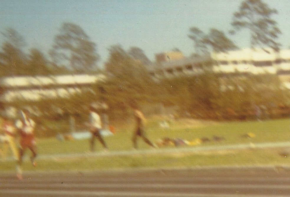 Anchor leg 440 yard relay Carolina Relays 4/1971